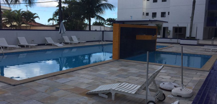 Aconchegante cobertura duplex, pé na areia, sala ampliada, vista para mar Enseada, Bertioga – SP